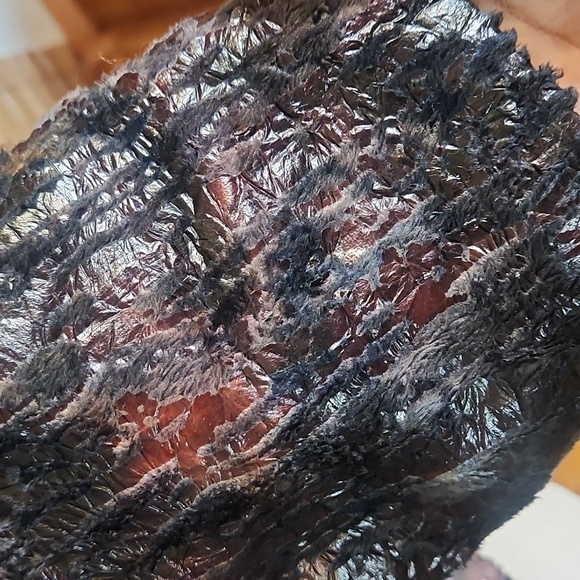 Crinkle Embossed Chenille Car Coat - Picture 8 of 12